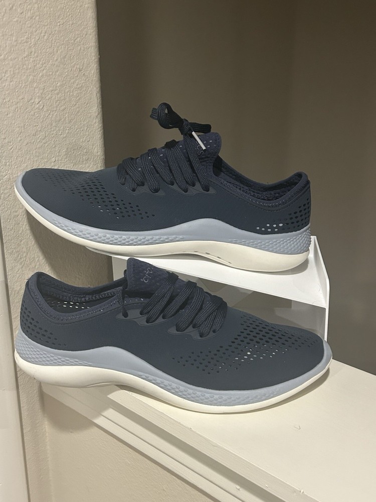 Crocs Literide 360 Pacer Sneakers Men's Tennis Shoes Size 11 Navy Blue 206715