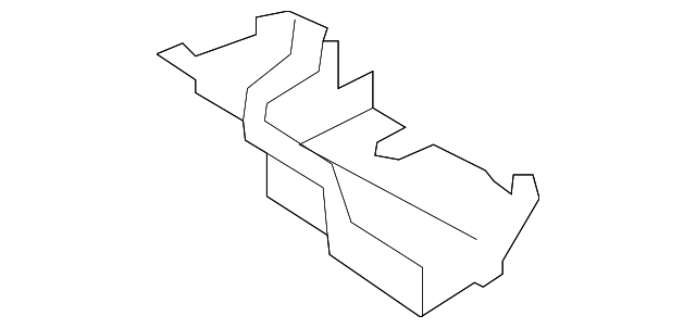 Genuine Nissan Radiator Support Air Deflector 92182-1AA0C