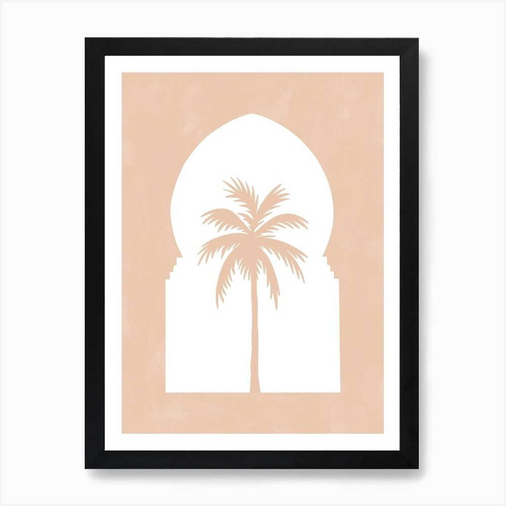 Palm Trees No1 Framed Wall Art Canvas Print Poster Picture  