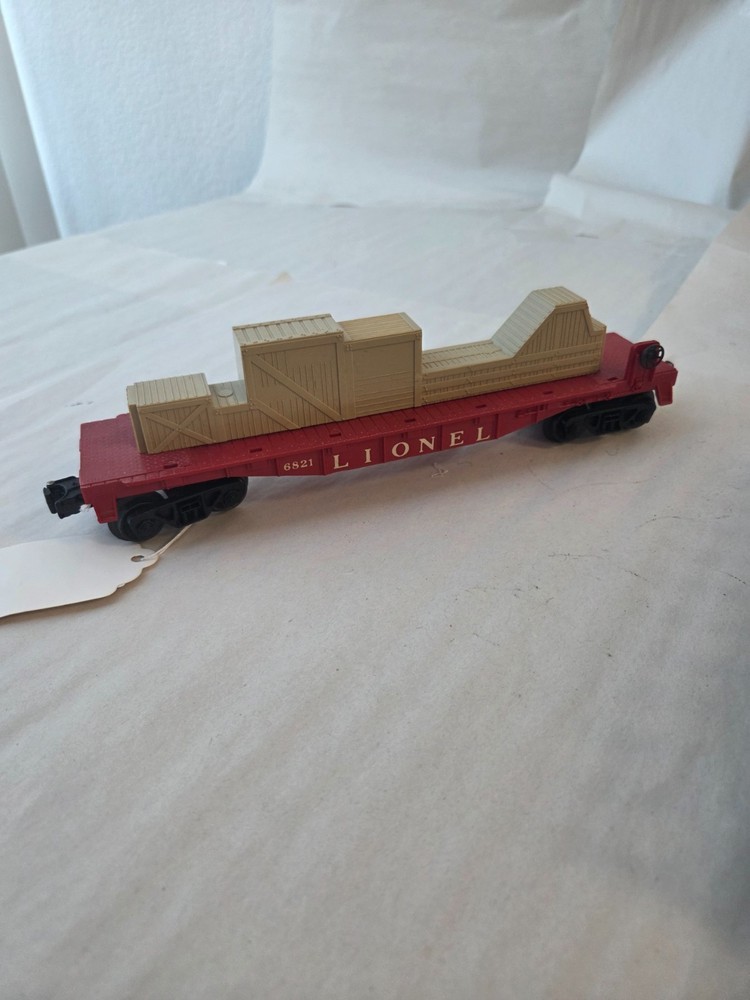 Lionel #6821 O Scale Vintage Lumber Flat Car