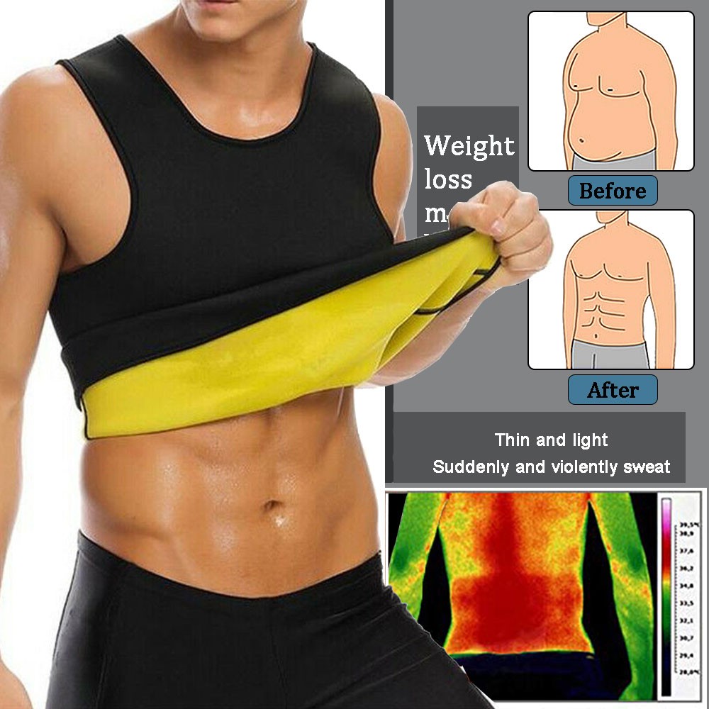 Men Compression Vest Post-Surgical Gynecomastia Shirt Tummy Control Body Shaper