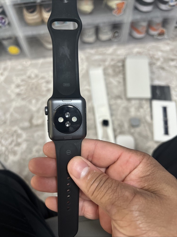 Apple Series 3 Black Men's Watch - A1860