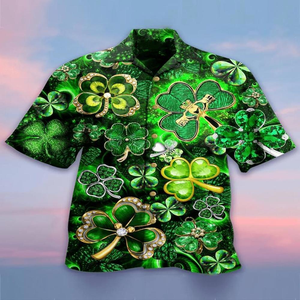 Irish Pride Happy St Patricks Day Hawaiian Aloha Hawaii Shirt-image