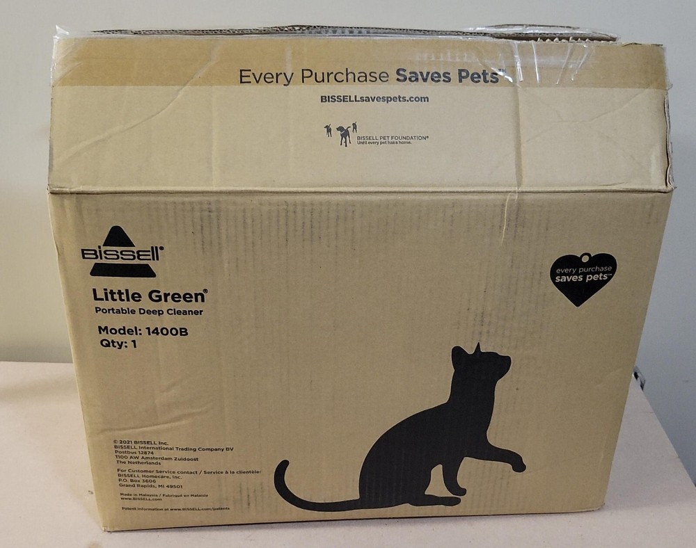 BISSELL Little Green 1400-B Green Portable Carpet Cleaner