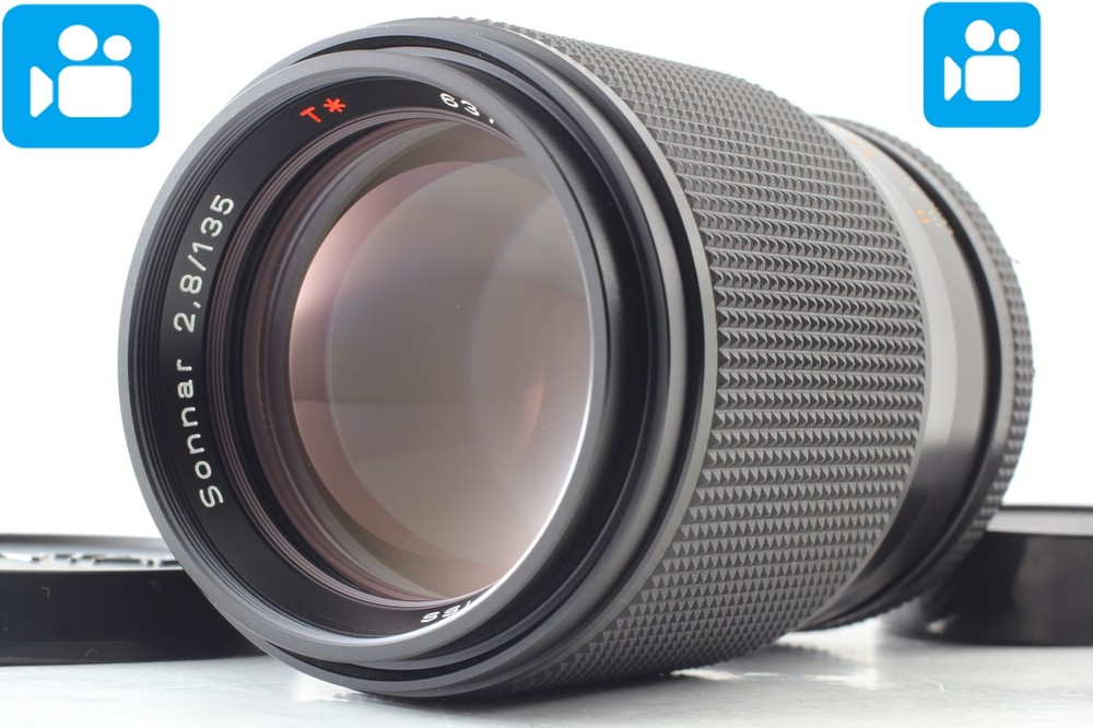 Mint Contax Carl Zeiss T* 135mm f/2.8 AEJ C/Y Mount Lens Japan