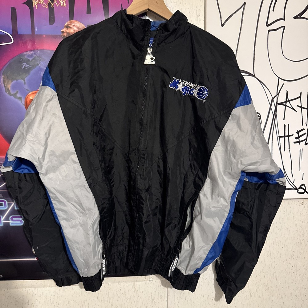 Vintage 90s Orlando Magic Starter Windbreaker Jacket NBA Retro Sportswear