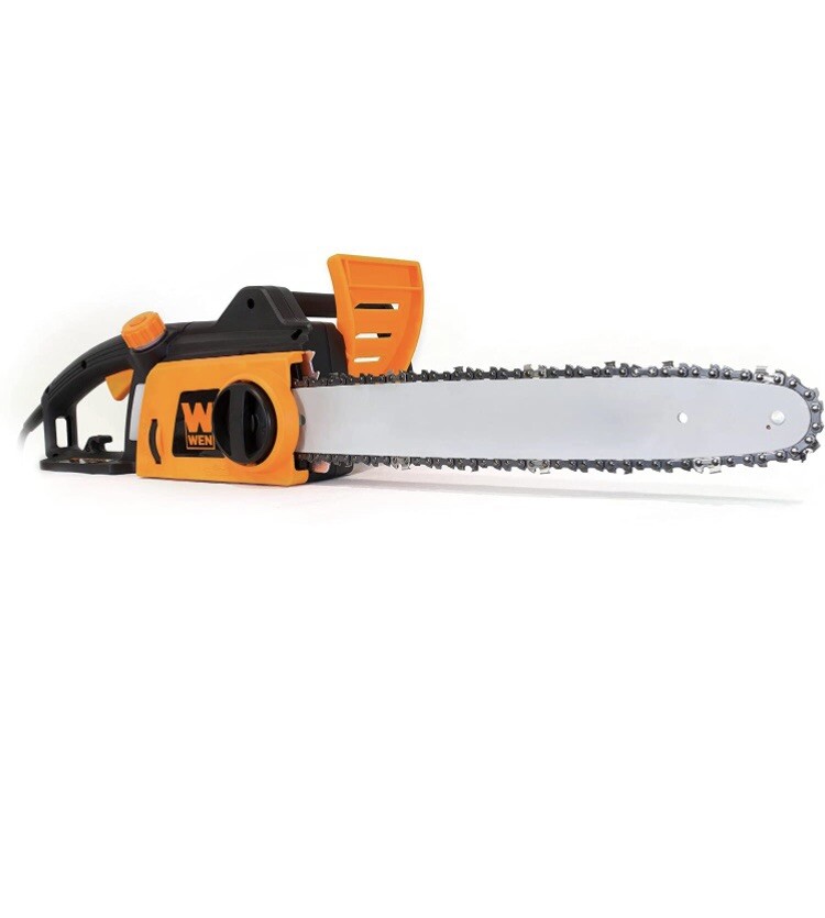 16-Inch WEN 4017 Powerful Electric Chainsaw for Wood Cutting