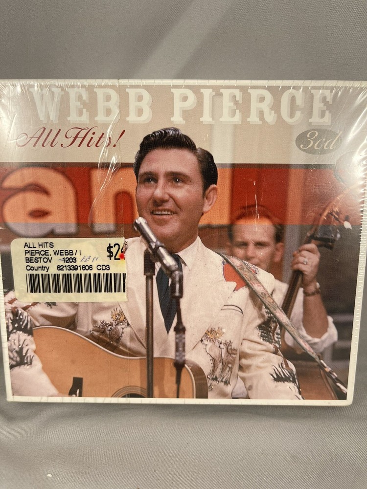 Webb Pierce:  All Hits 3 CD Set - NOS - Factory Sealed Country Western