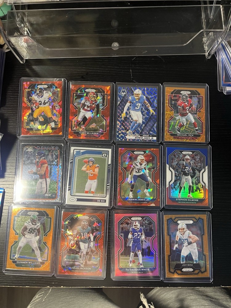 Numbered Football Card Lot. Cards Come with Mag. NFL Football 🏈 See Description