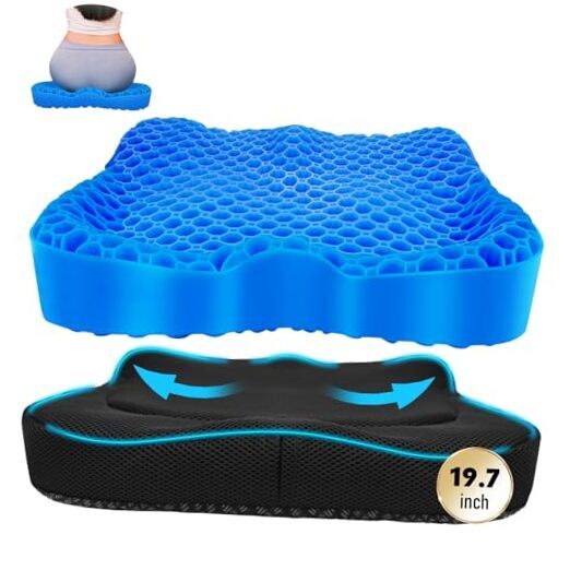 Cooling Gel Seat Cushion, Thickened Big X X-Large(19.7