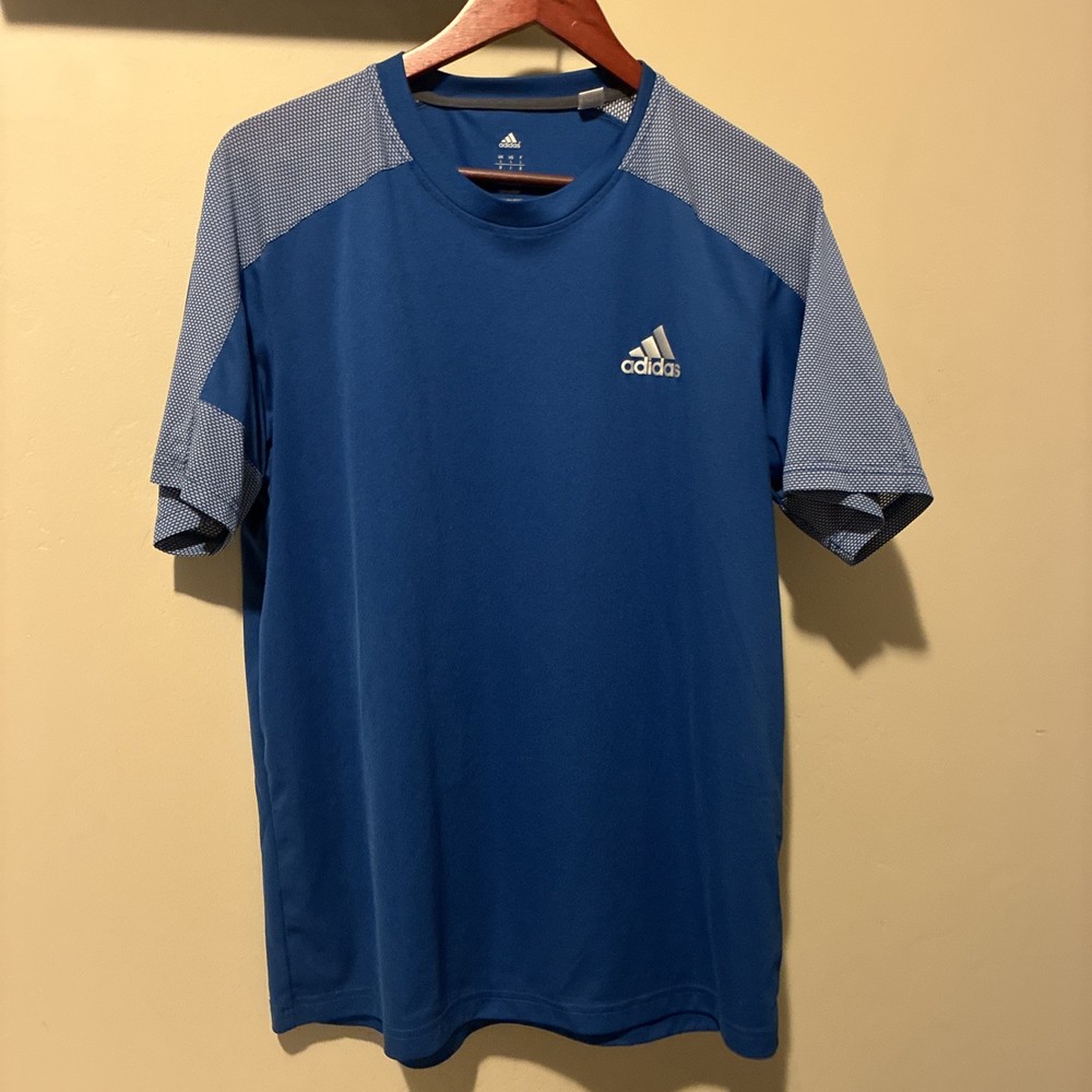 Adidas Athletic Shirt Men’s Blue Large