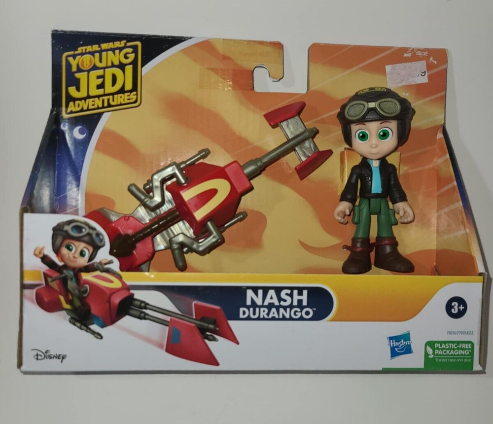 Star Wars Young Jedi Adventures Nash Durango and Speeder Bike Vehicle Set New