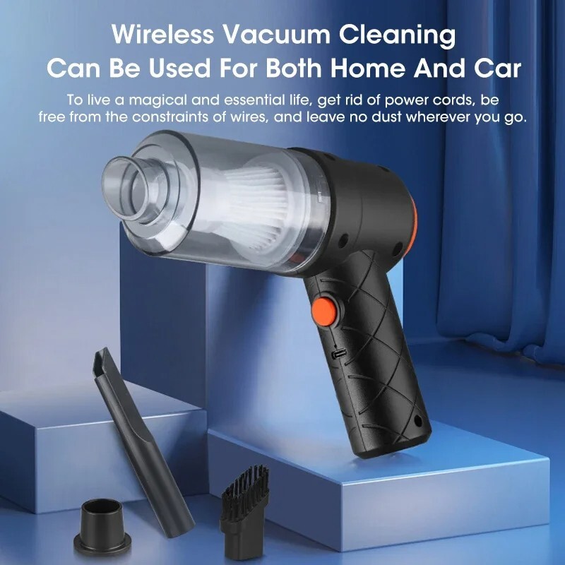 120W Cordless Handheld Vacuum Cleaner Portable for Car Home Wireless Mini Cleaner