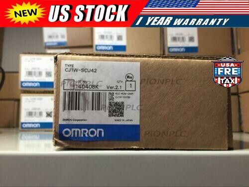 CJ1W-SCU42 OMRON CJ1W-SCU42 PLC unit module In New Sealed Box#C