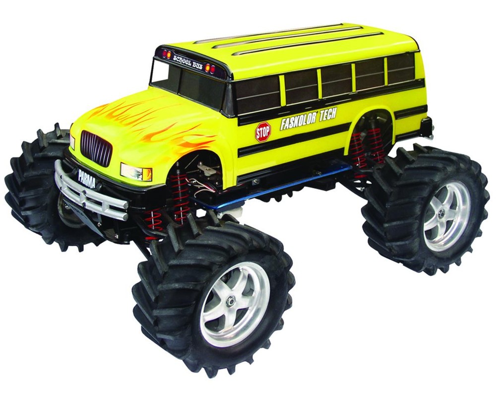 1/10 Parma PSE sKOOL Bus Clear Monster Truck Body 0.40in PAR10107