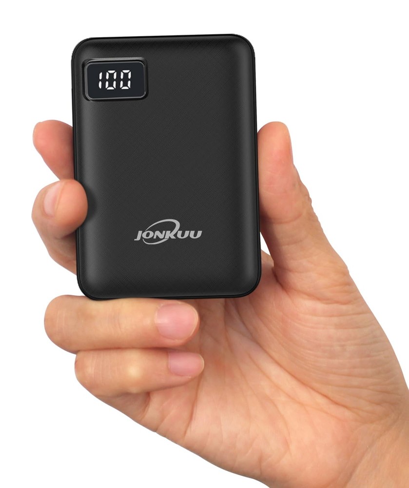 Compact 10000mAh Power Bank for Heated Vests 5V/2.4A Fast Charging