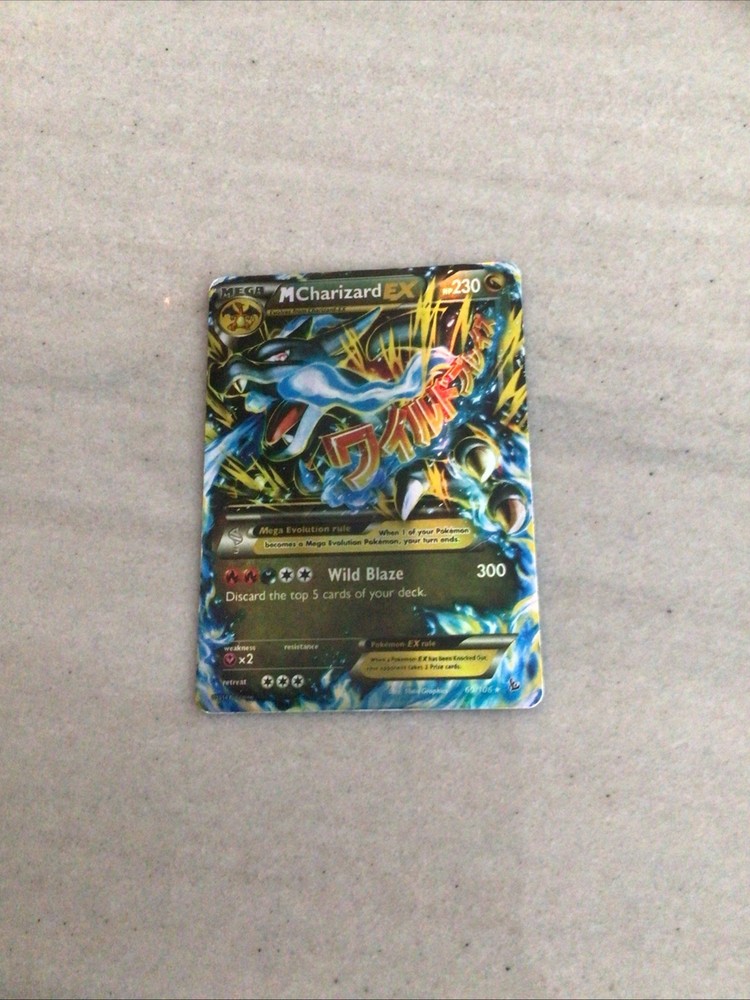 Pokémon TCG XY Flashfire M Charizard EX Ultra Rare Card 69/106