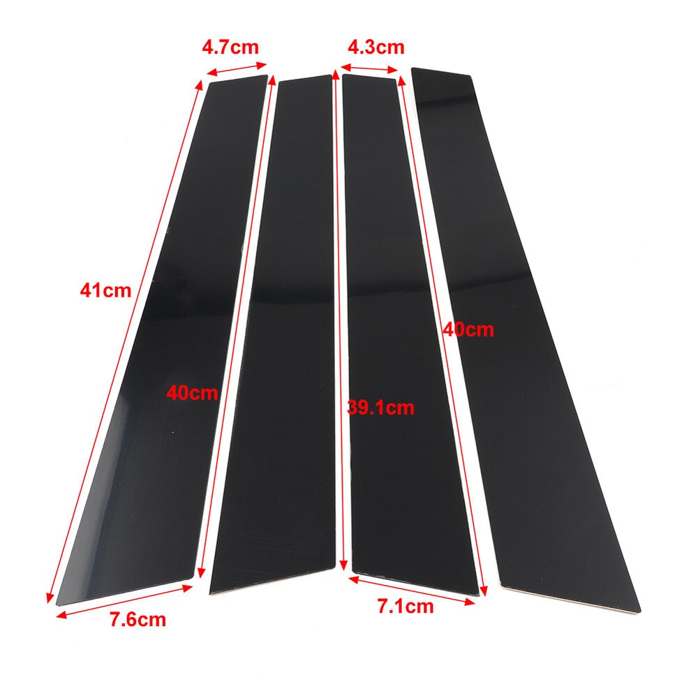 Pillar Post Door Window Cover Trim Kit For Porsche Panamera 2009-2016 US