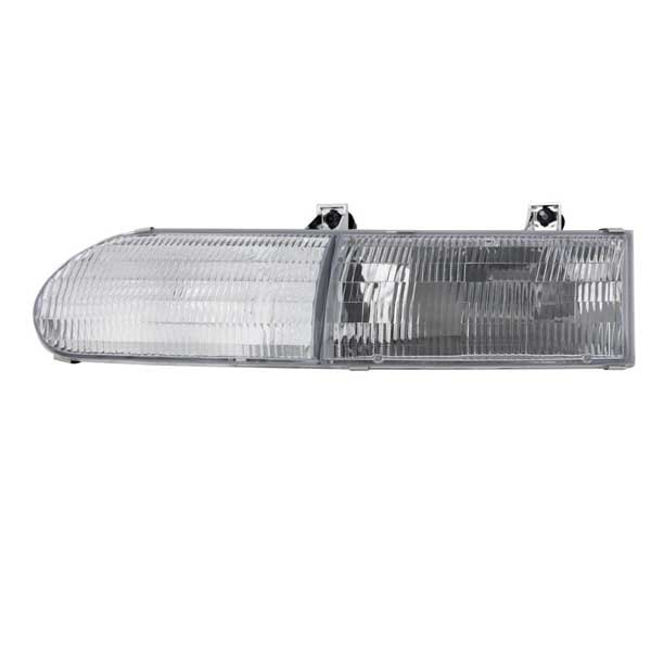 For 92-95 Taurus GL LX SE Sedan Headlight Headlamp Head Light Lamp Driver Side Q
