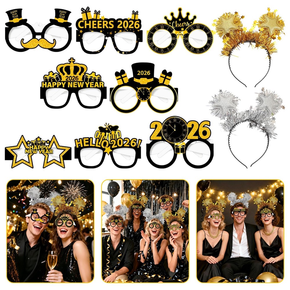 New Years Eve Party Supplies 2026 Happy New Year Party Supplies 2026 Photo Bo...-image