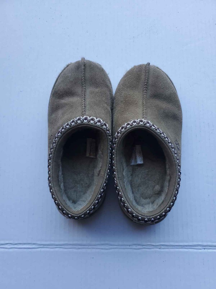 UGG Tasman Kid's Slipper Clog Shoes Suede Shearling Wool Lined