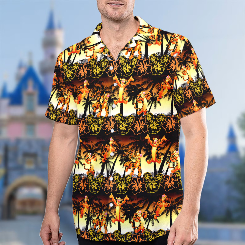 Tiger Bear Movie 3D HAWAII SHIRT All Over Print Best Price Father Day Gift-image