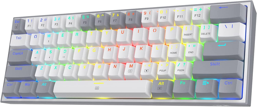 K617 Fizz 60% RGB Hot-Swap Compact Mechanical Gaming Keyboard 61 Keys
