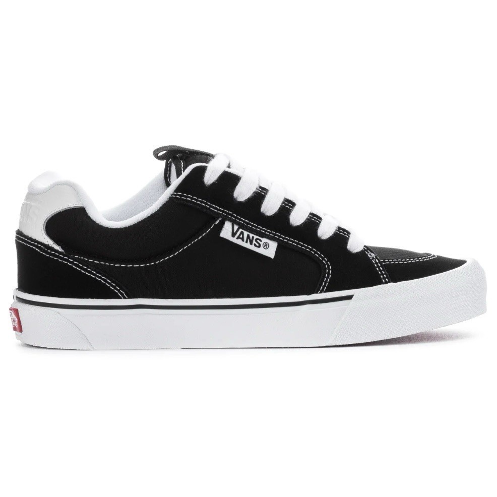 Vans Chukka Push Black White Canvas Suede Skate Shoes VN000CZWBZW Mens Size 8.5