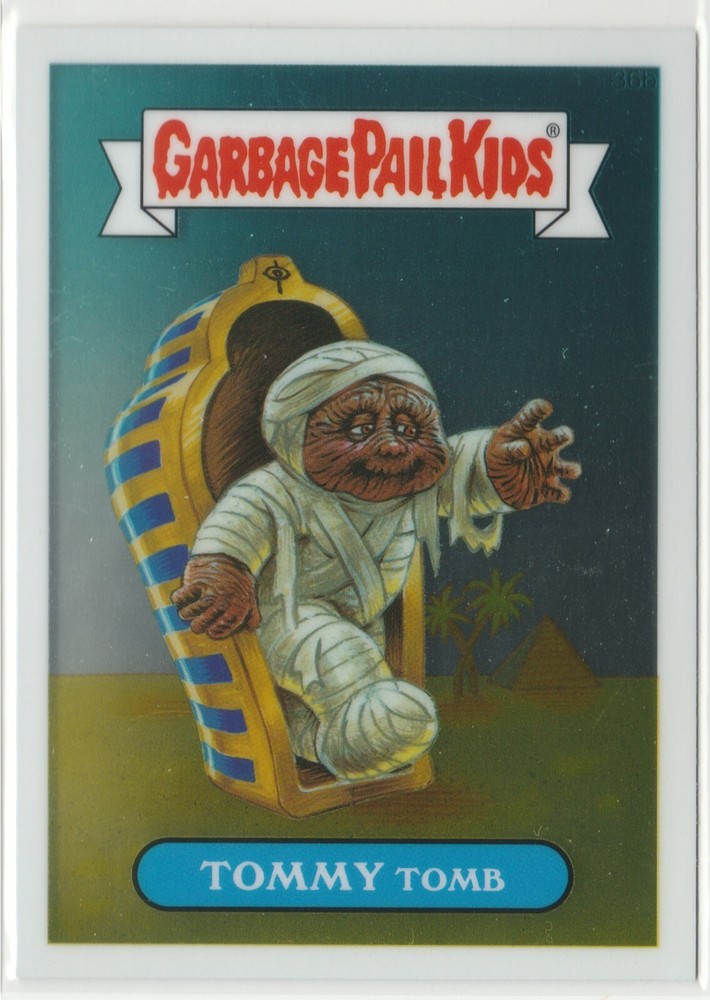 Tommy Tomb Garbage Pail Kids GPK 2013 Chrome Series 1 CS1 #36b