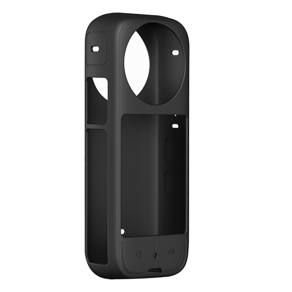 Black/Blue Silicone Protective Case Body Cover Guards For Insta360 X3 Camera  c