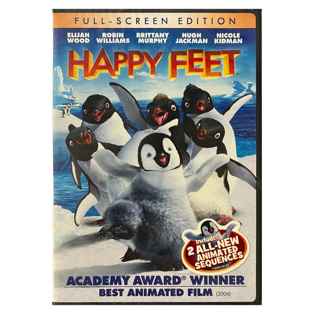 Happy Feet (DVD, 2007) Full-Screen Edition - NEW SEALED