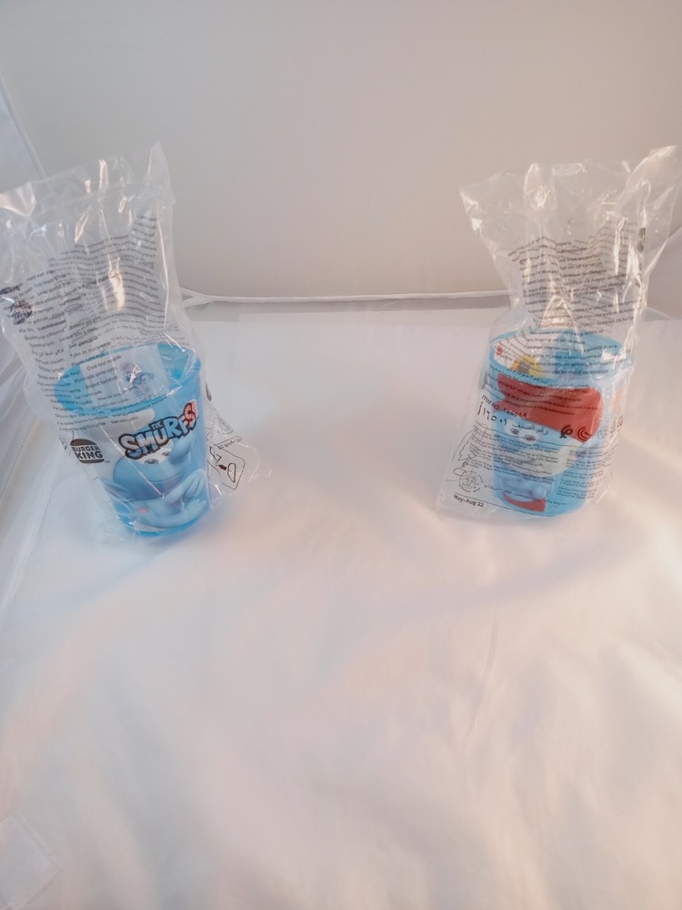 Burger King Smurfs Collectible Cup #23 New Sealed