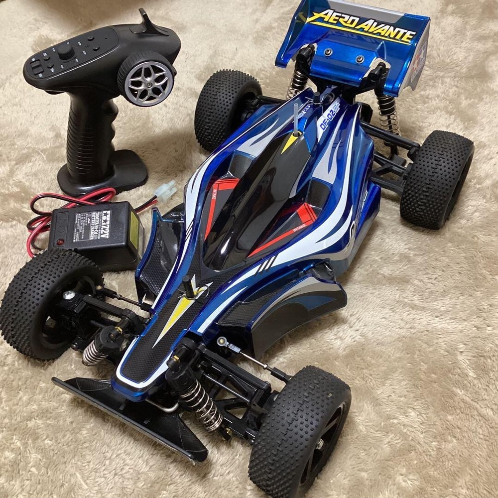 Tamiya Aero Avante RC car with 2.4GHz transmitter