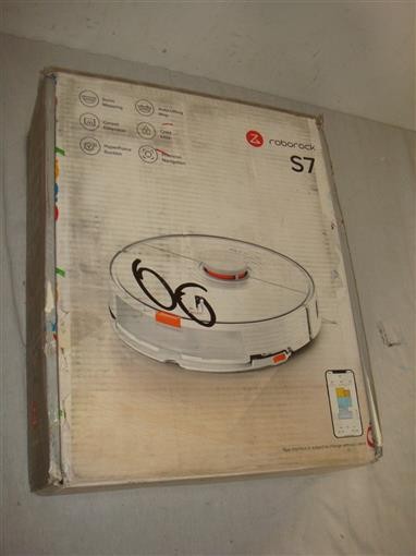 ROBOROCK S7 ROBOT VACUUM AND SONIC MOP WITH LIDAR NAVIGATION COMBO WHITE -READ!