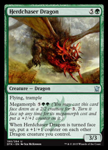 Herdchaser Dragon x4 NM-Mint English Dragons of Tarkir MTG