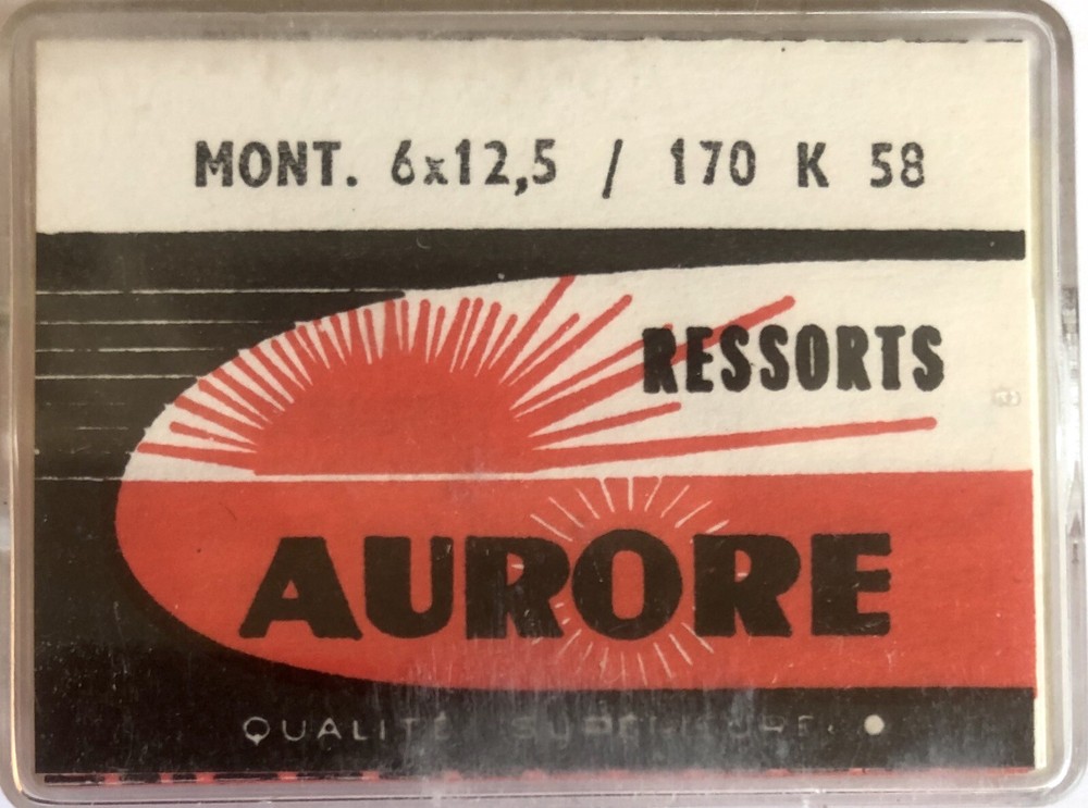 1X Mainspring X 9601 1.70x12mm Ø0.095 Watch 170K58 Replacement