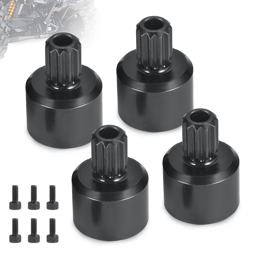1/2Pair Steel Drive Cups For Traxxas X-Maxx XMAXX 1/5 RC Truck Car Upgrades