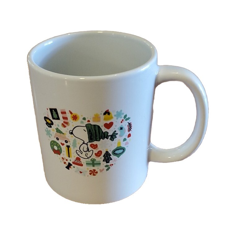 Snoopy Stoneware Mug 12 Oz Modern Gourmet Peanuts Holiday Coffee Tea Cup