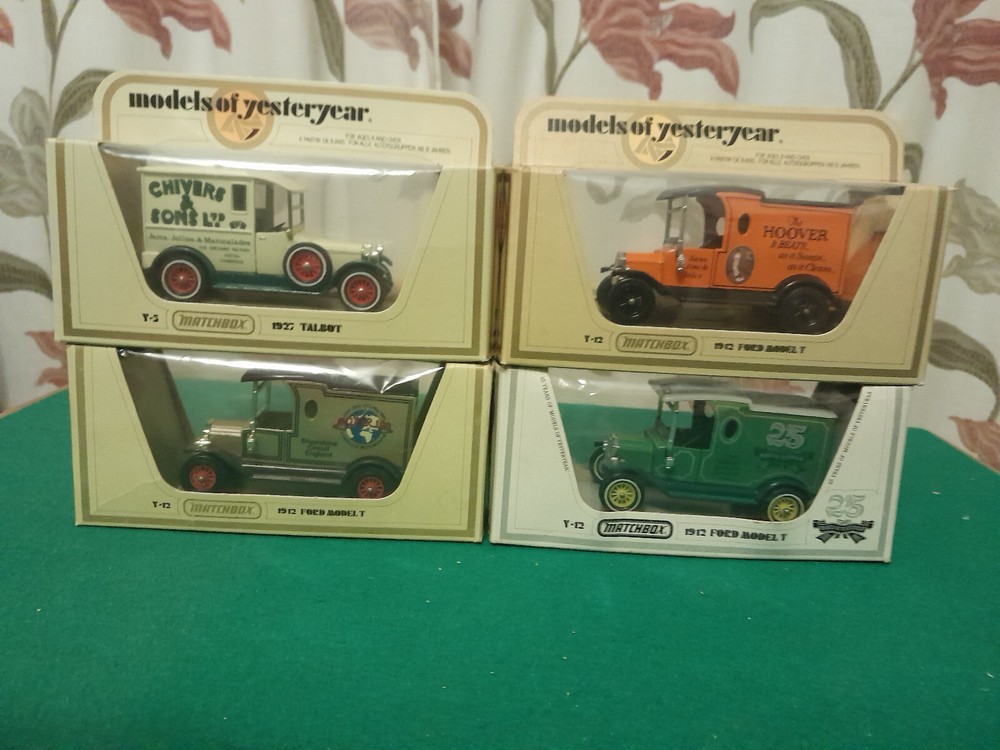 MATCHBOX MODELS OF YESTERYEAR X 4   ALL VGC BOXED