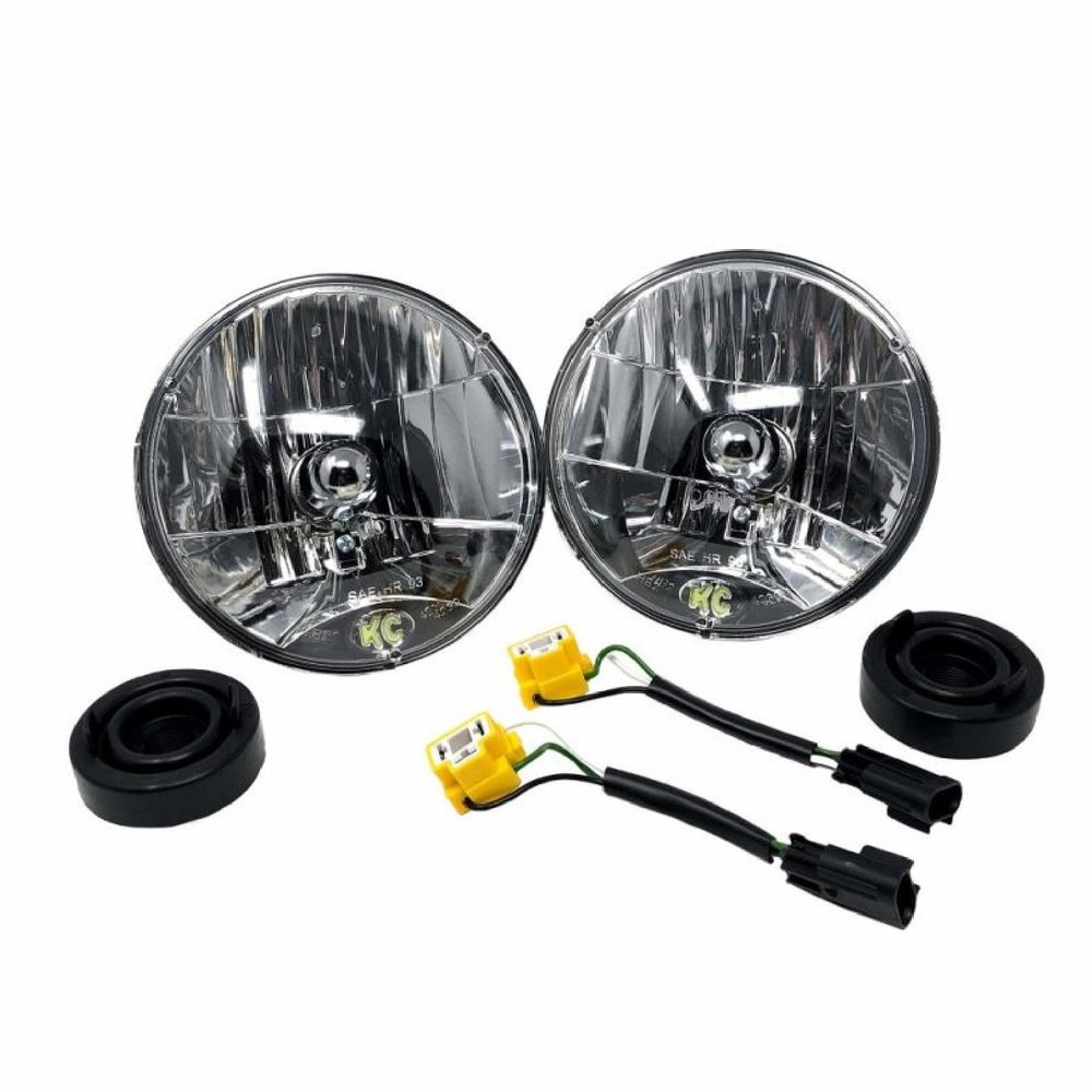 KC Hilites 42302 H13 to H4 Headlight Conversion Kit for Jeep JK Wrangler (Pair)
