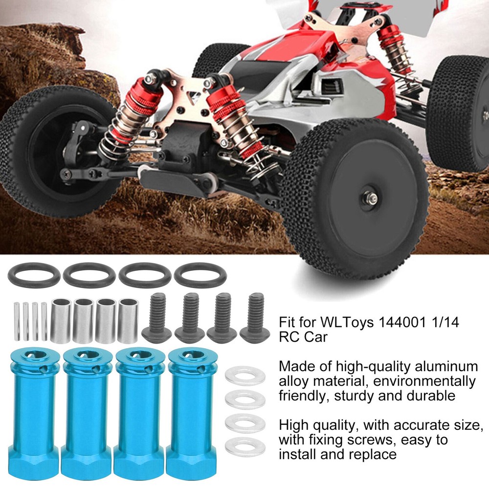 WLToys 144001 RC Aluminum Alloy Wheel Hub Hex Extension Adapter