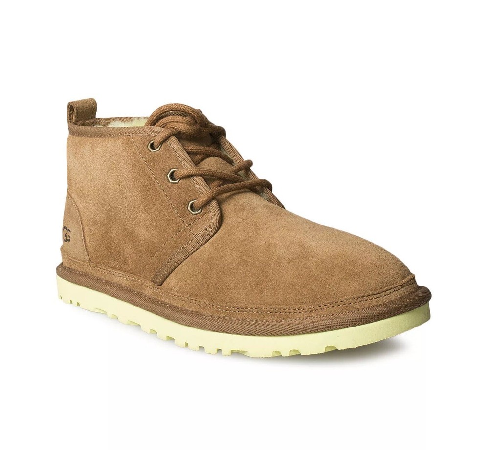 UGG  Boots NEUMEL CHESTNUT / SUNNY LIME SUEDE SHEEPSKIN WOMEN'S  SIZE US 7