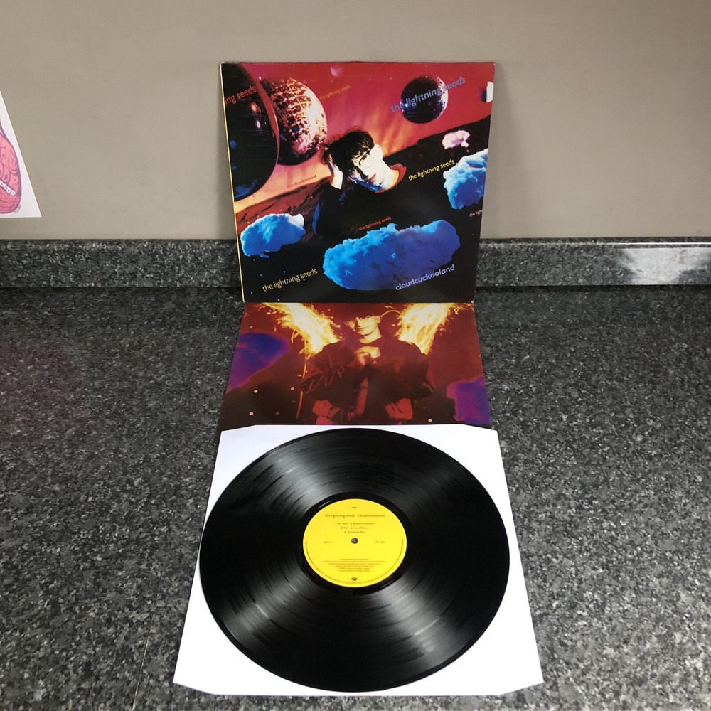 LP THE LIGHTNING SEEDS CLOUDCUCKOOLAND ghett 3 UK 1ST PRESS 1990 EX/EX