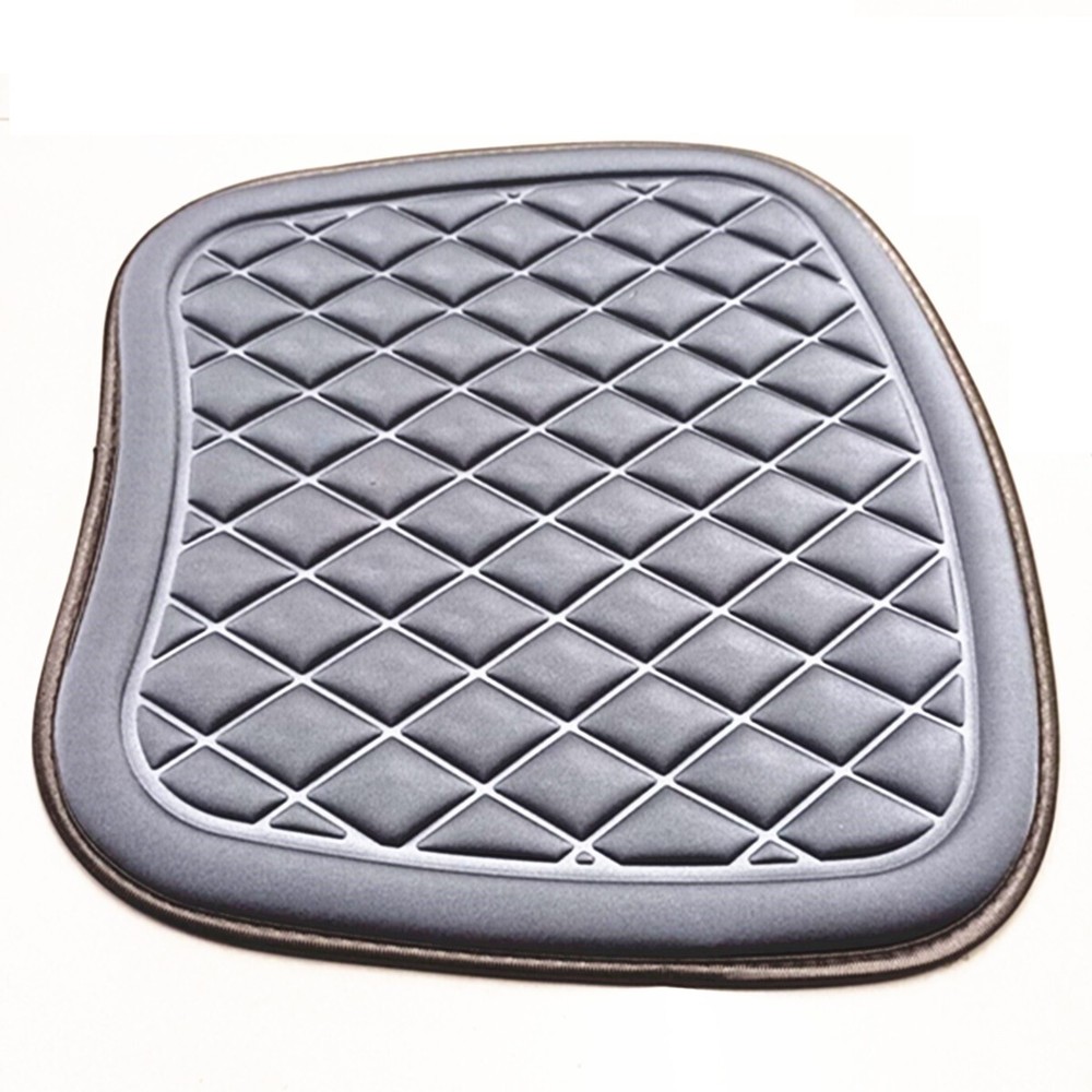 Car Seat Cushion Memory Foam Non-Slip Front Chair Protector Mat Breathable Gray