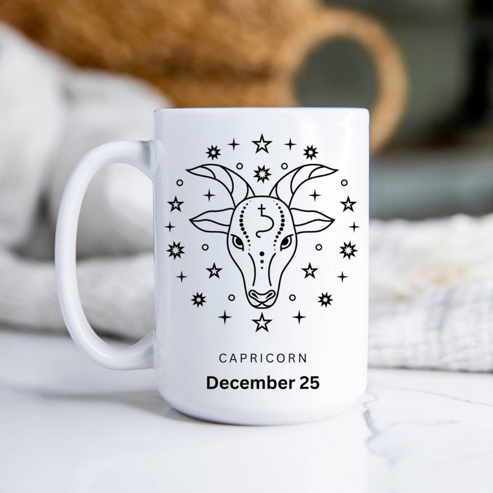 Capricorn Zodiac Mug Custom Zodiac Mug Personalized Zodiac Mug Personalized Mug