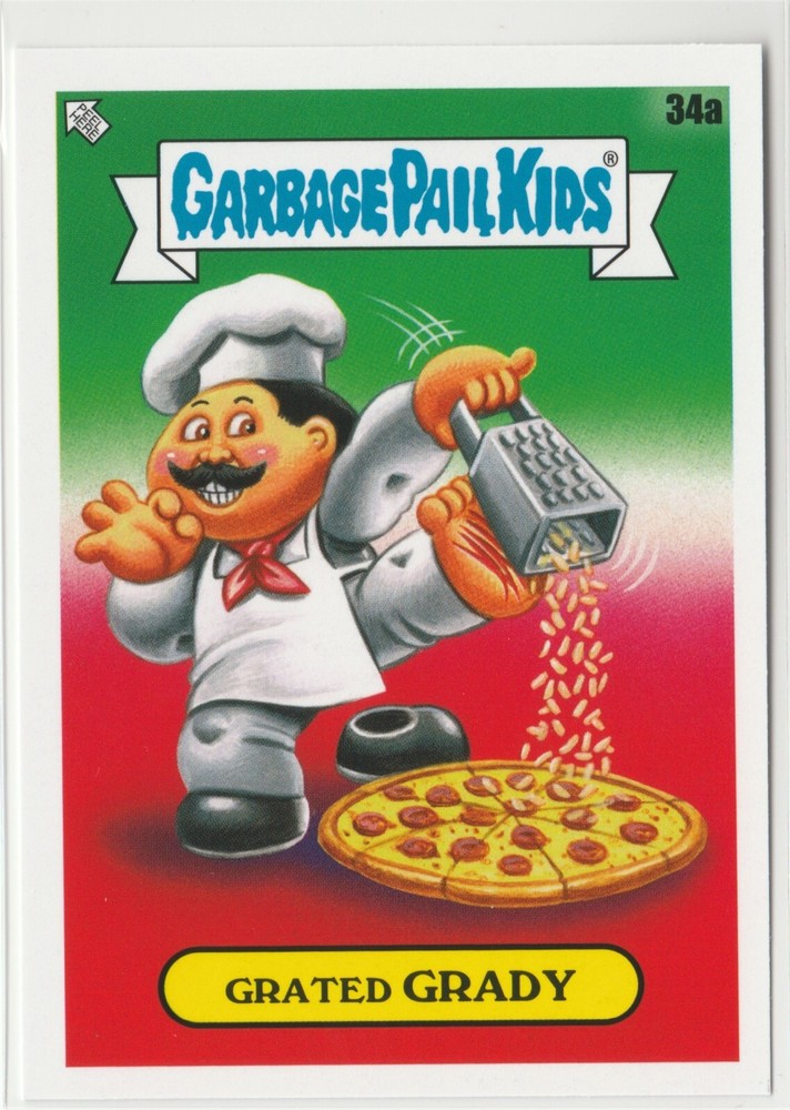 Graded Grady #34a Garbage Pail Kids GPK 2021 Food Fight Trading Card