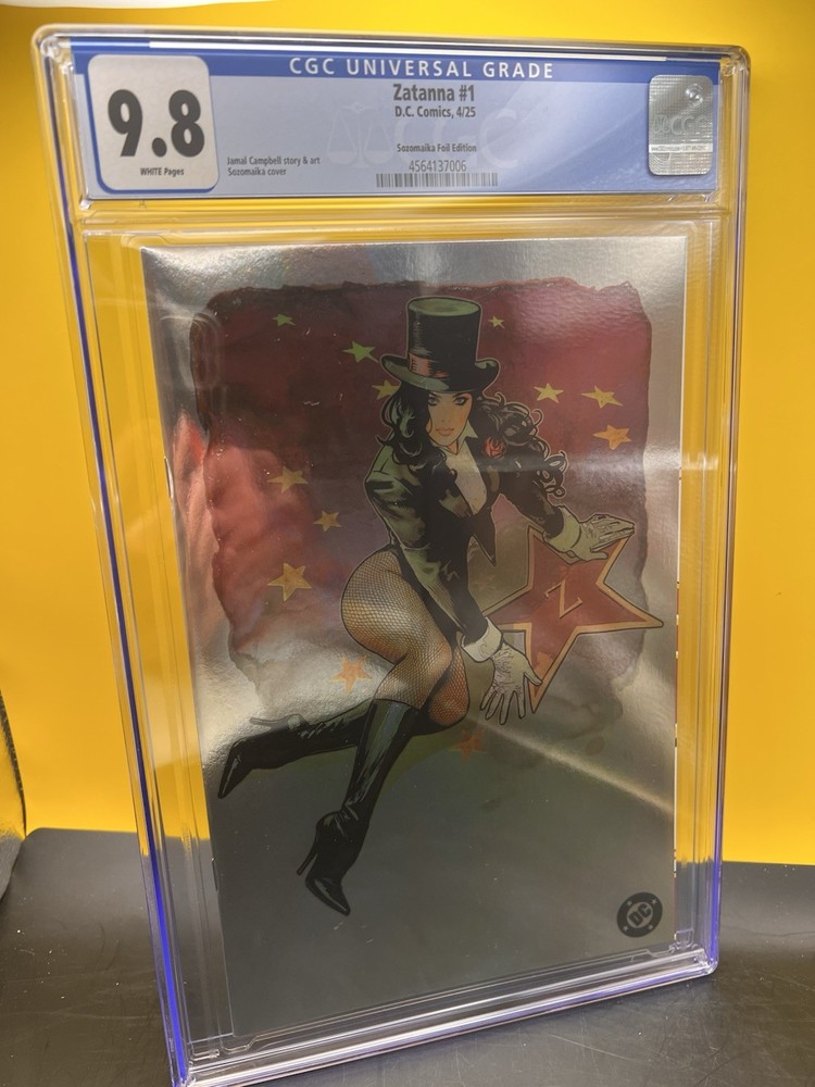 Zatanna #1 CGC 9.8  1st app Sozomaika Foil Variant!