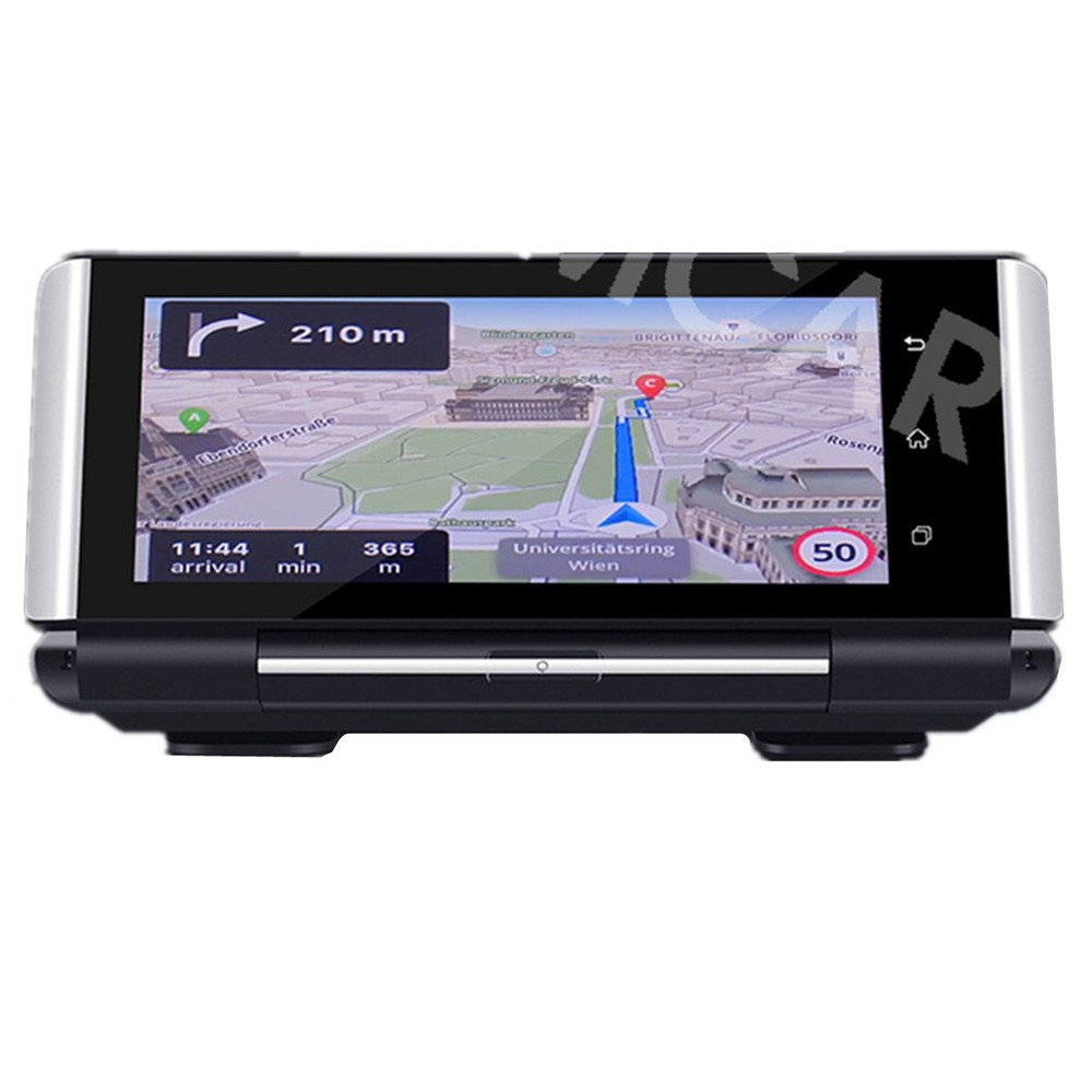 Android GPS Navigation Car Dash Cam DVR Dual Camera Recorder WIFI ADAS G-sensor