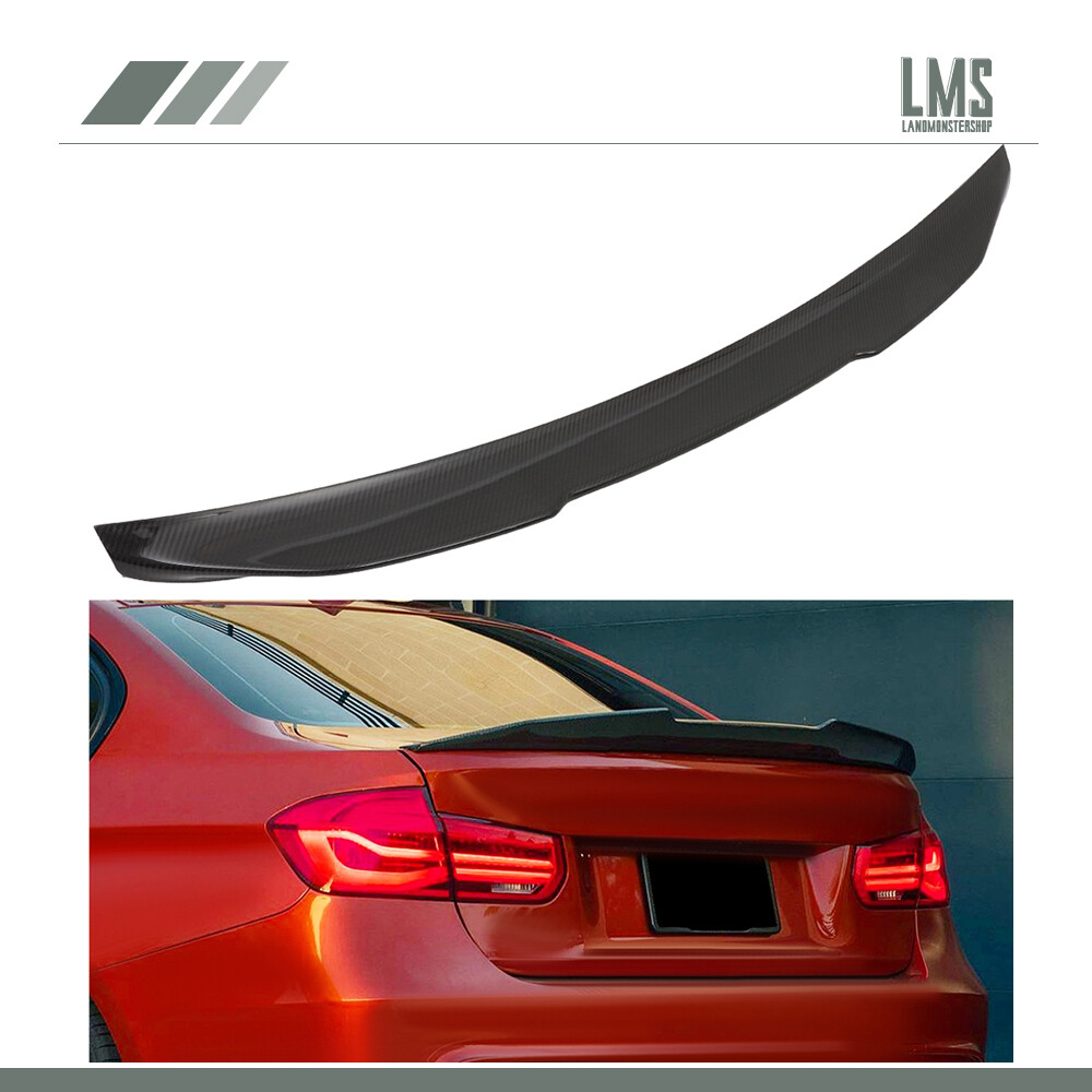 For 17-21 BMW G30 G38 530i 540i F90 M5 Real Carbon Fiber Trunk Spoiler Wing