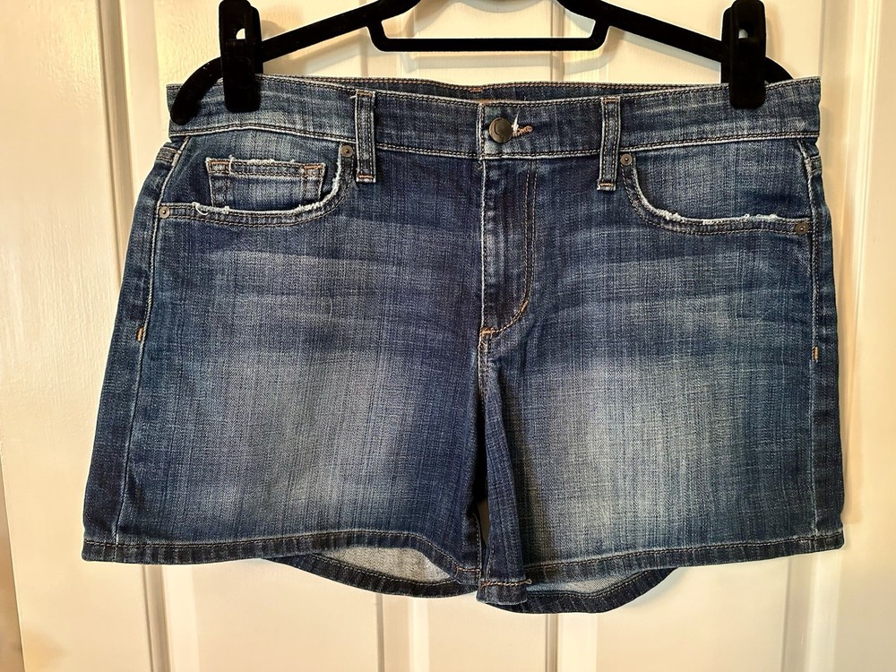 Joe's Jeans Women's Blue Denim Shorts Size 30 Cotton Stretch with  Pockets